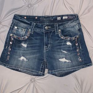 Miss Me Mid-Rise Curvy Shorts